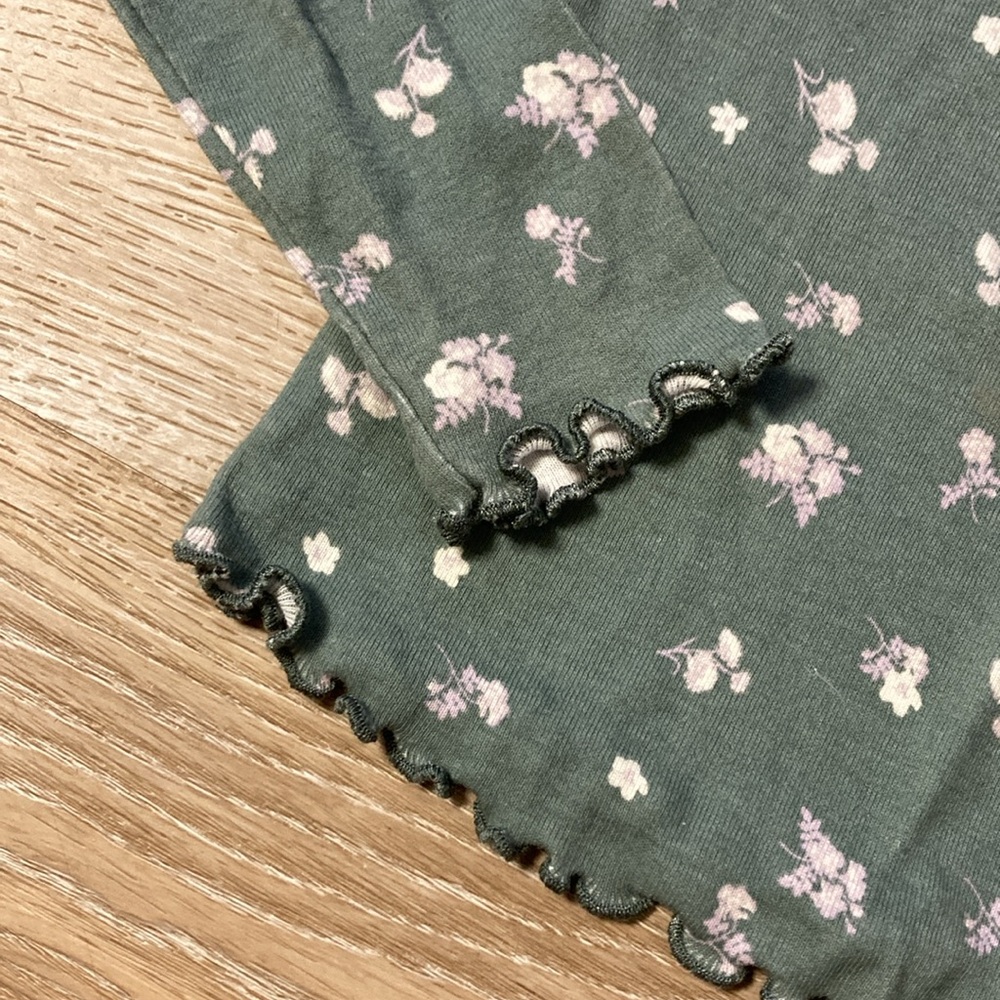 Self Esteem Patterned Ruffle Long Sleeve - Picture 2 of 3